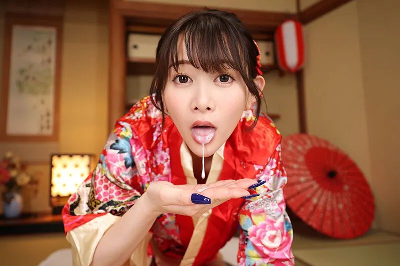 静河の和服・浴衣・巫女・顔射・ぶっかけ画像（kiwvr00822）#7
